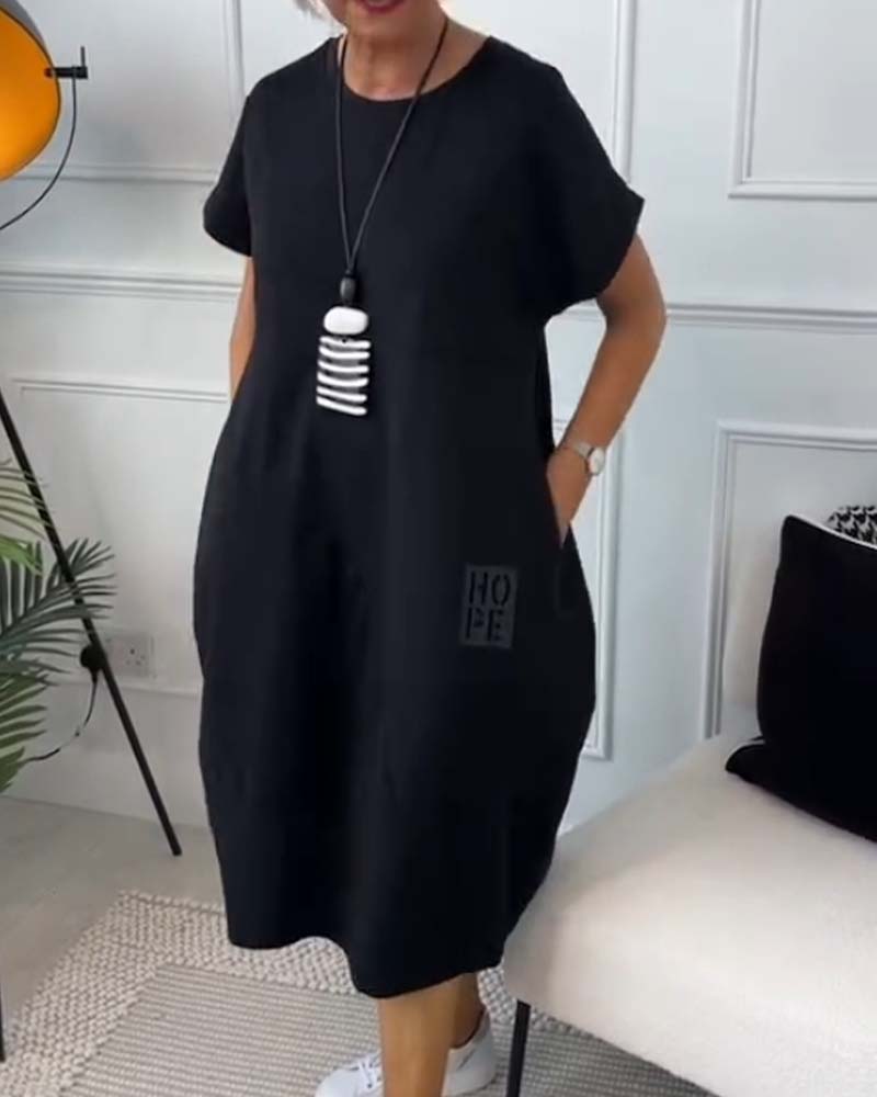 Zuzanna | Vestido de verano ligero con escote redondo