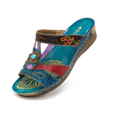 Sonia - Sandalias Florales Elegantes