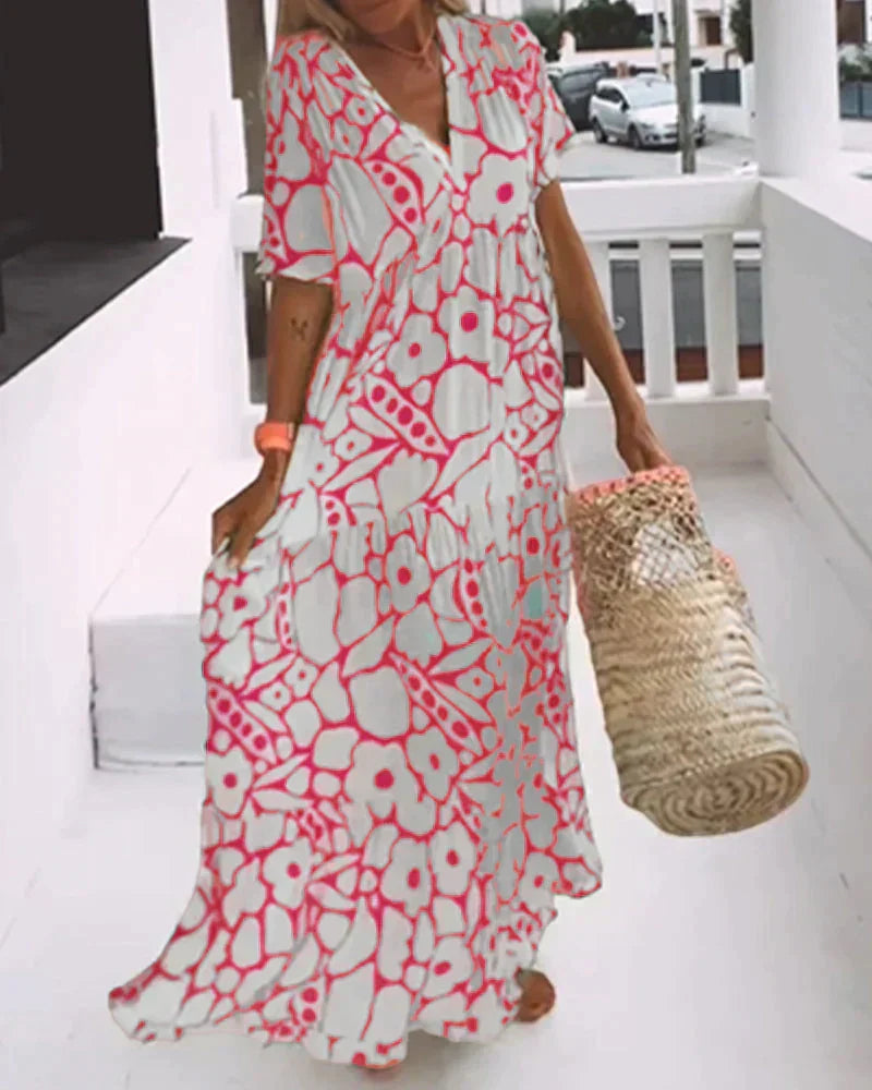 Marcelina | Vestido maxi ligero y fluido para el verano