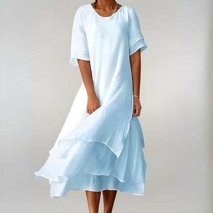 Agnès | Vestido largo de algodón ligero y elegante