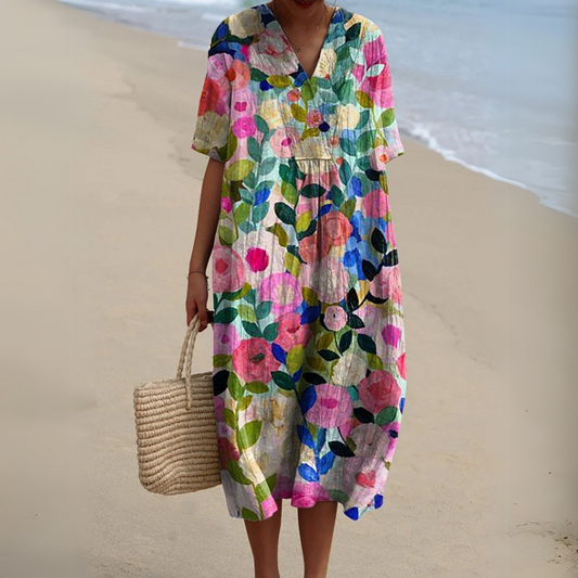 Audrey - Vestido Floral Elegante
