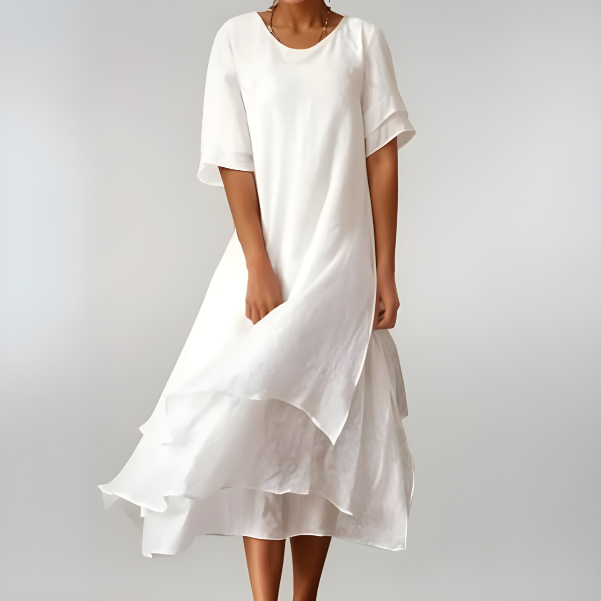 Agnès | Vestido largo de algodón ligero y elegante