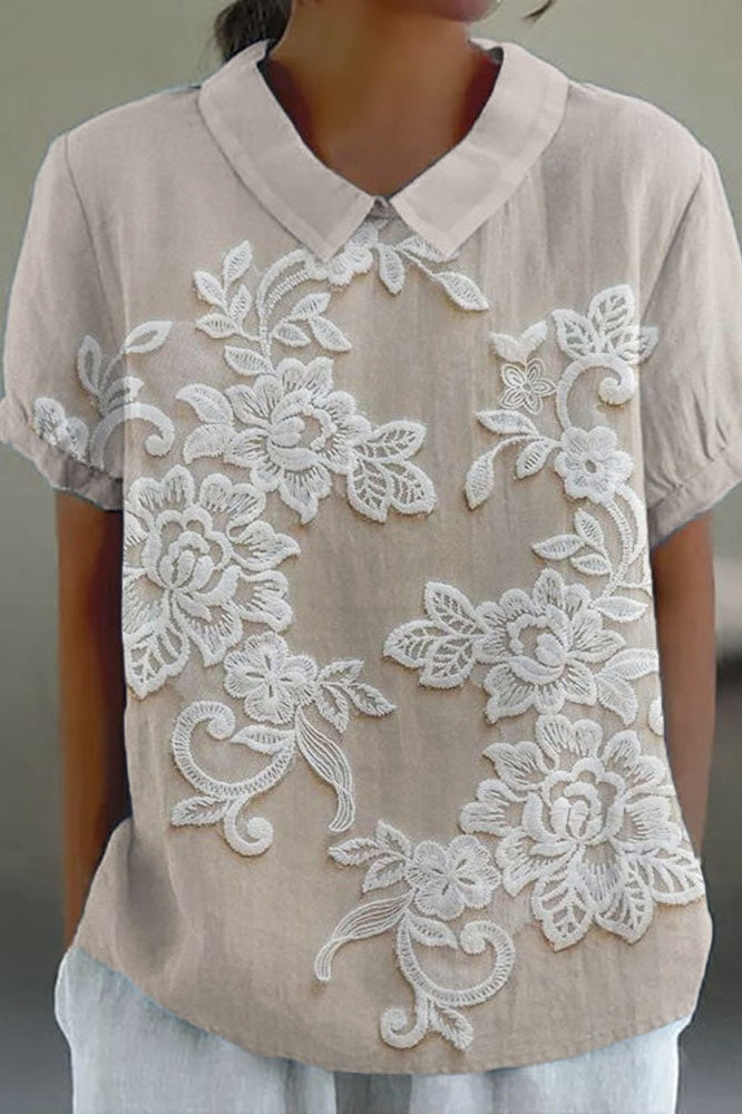 Blusa con Cuello Lily