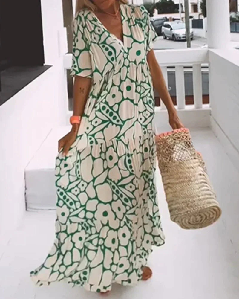 Marcelina | Vestido maxi ligero y fluido para el verano