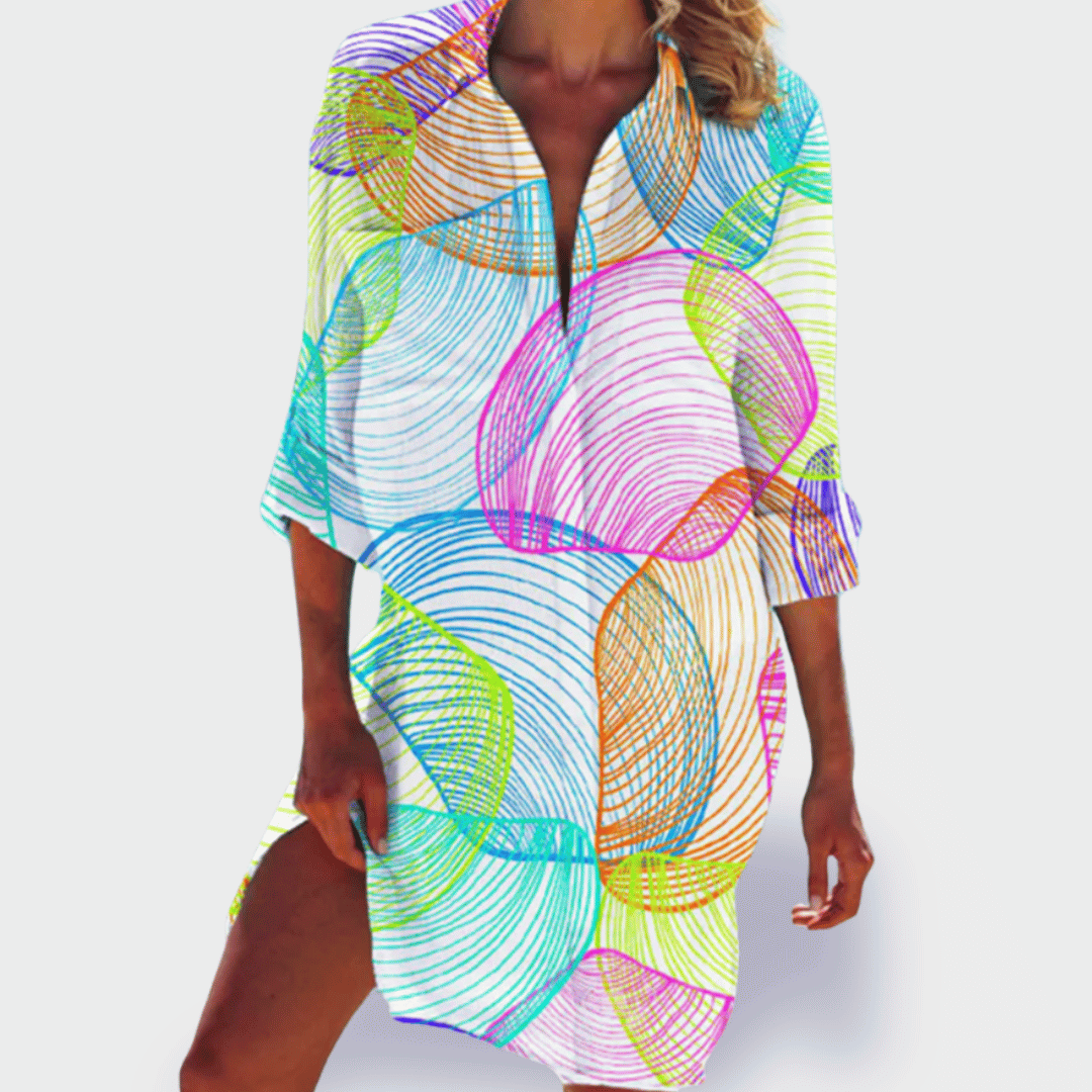 Brigitte | Vestido de Verano Colorido y Ligero
