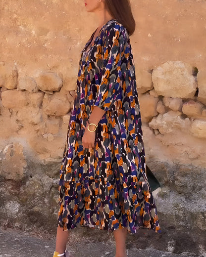 Kasia | Vestido midi llamativo para una elegancia desenfadada