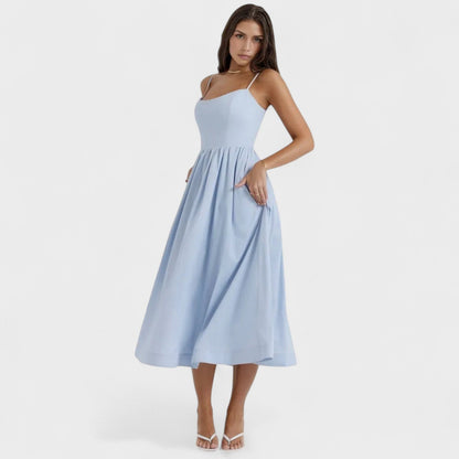 Isadora – El vestido midi que danza con el viento