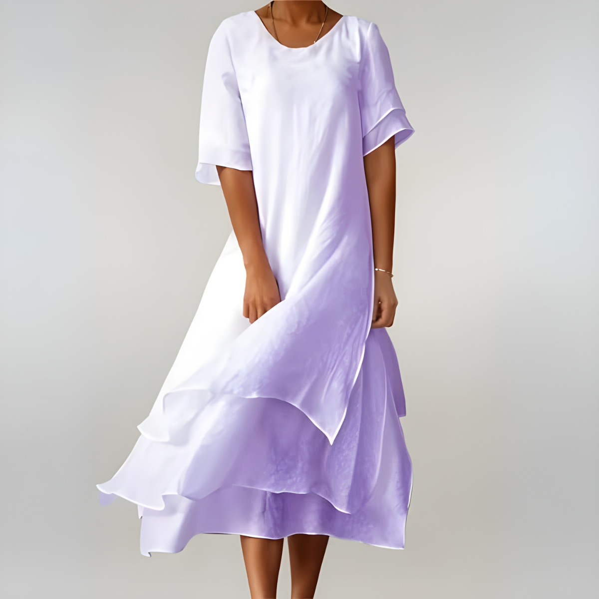 Agnès | Vestido largo de algodón ligero y elegante