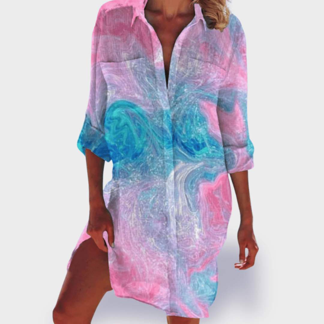 Brigitte | Vestido de Verano Colorido y Ligero
