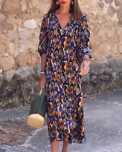 Kasia | Vestido midi llamativo para una elegancia desenfadada