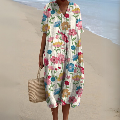 Audrey - Vestido Floral Elegante