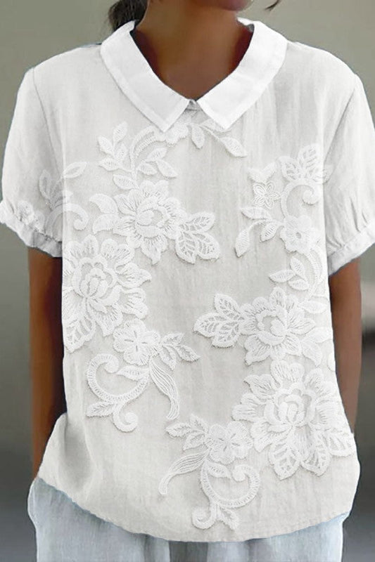 Blusa con Cuello Lily