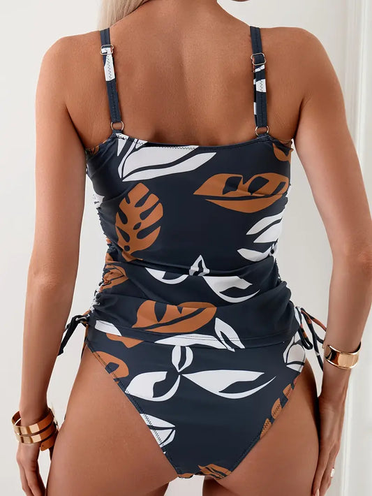 Isabella | Tankini Tropicale a Foglie