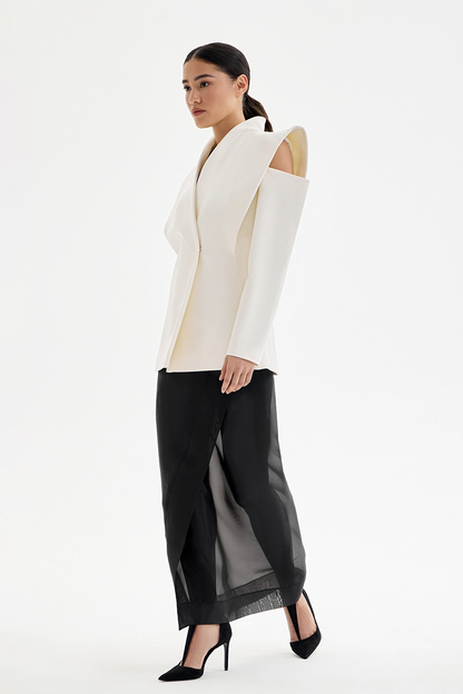 Valeria™ | Blazer Escultural con Hombros