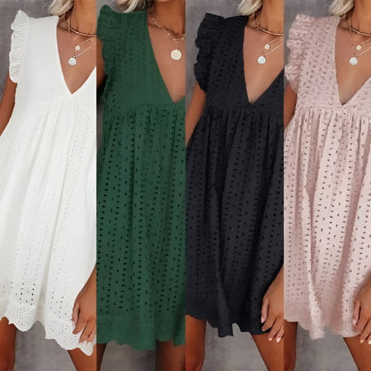 Alora | Vestido veraniego de encaje suelto
