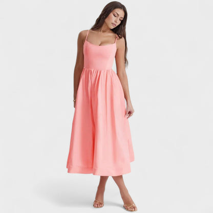 Isadora – El vestido midi que danza con el viento