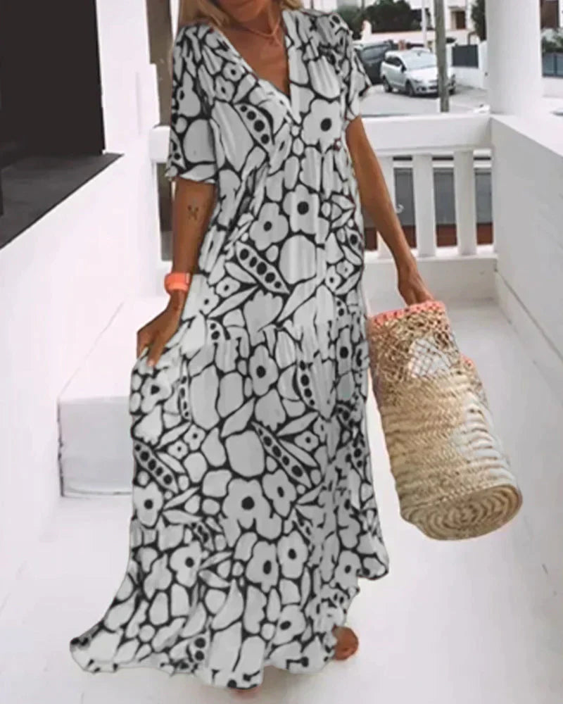 Marcelina | Vestido maxi ligero y fluido para el verano