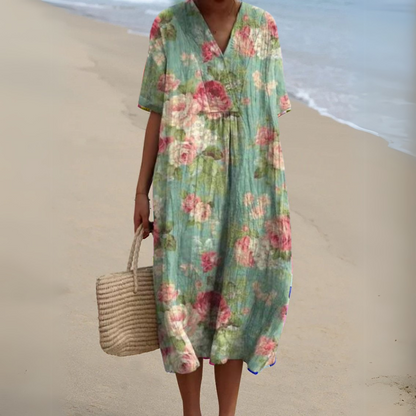 Audrey - Vestido Floral Elegante