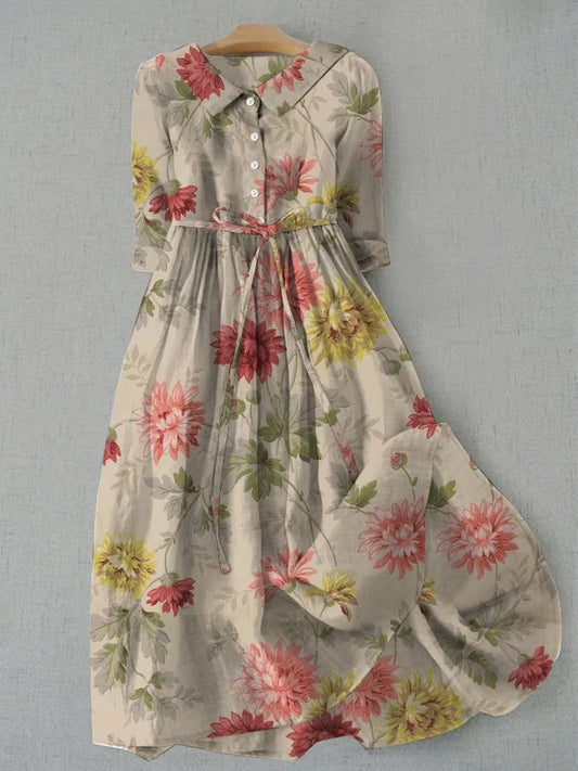 Zinnia - Vestido Camisa con Lazos para Mujeres
