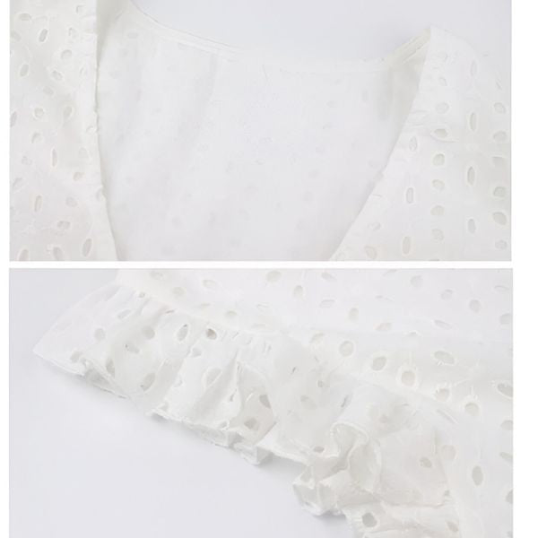 Alora | Vestido veraniego de encaje suelto