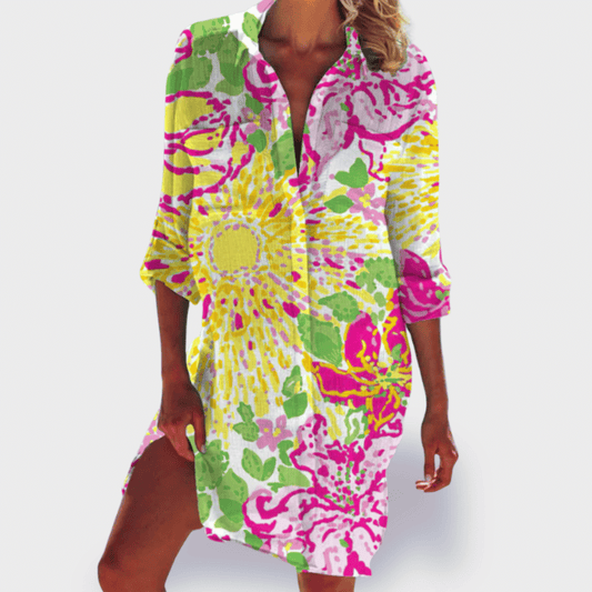 Brigitte | Vestido de Verano Colorido y Ligero