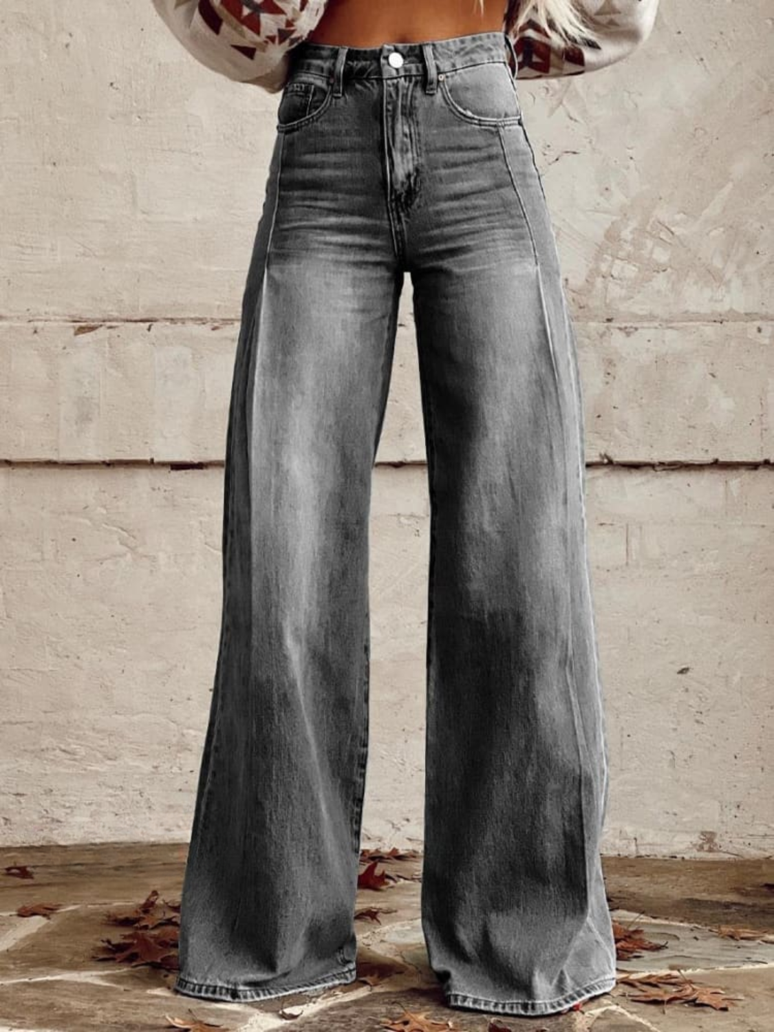 Lucia - Pantalón Amplio Elegante