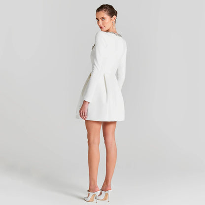 Barbara - Minivestido de terciopelo