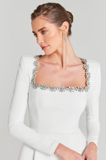 Barbara - Minivestido de terciopelo