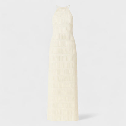 ADELINE - VESTIDO LARGO CON CUELLO HALTER