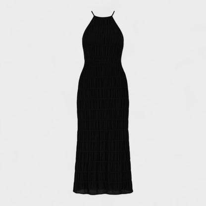 ADELINE - VESTIDO LARGO CON CUELLO HALTER