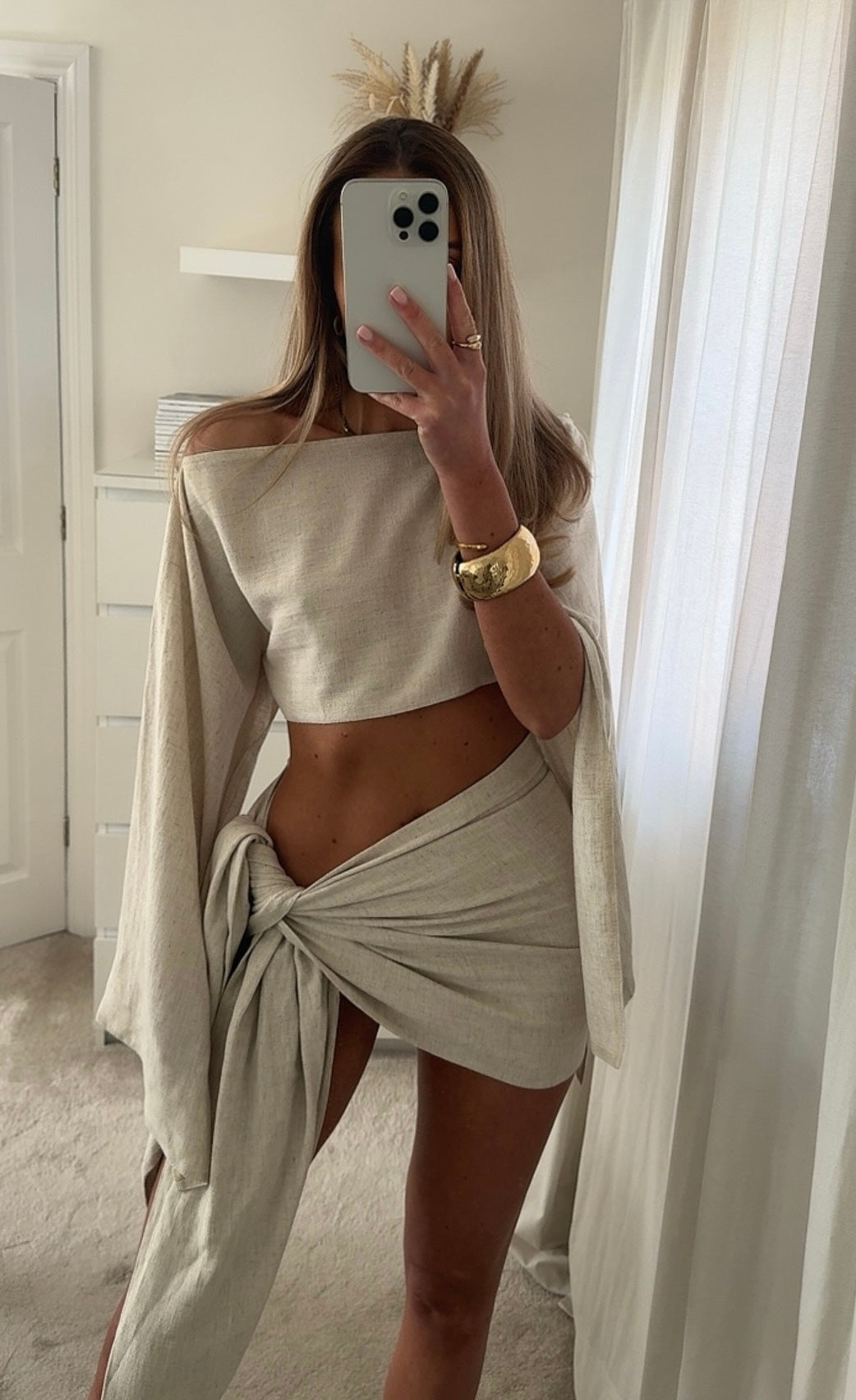 Ainsley | Conjunto de Sarong de Lino