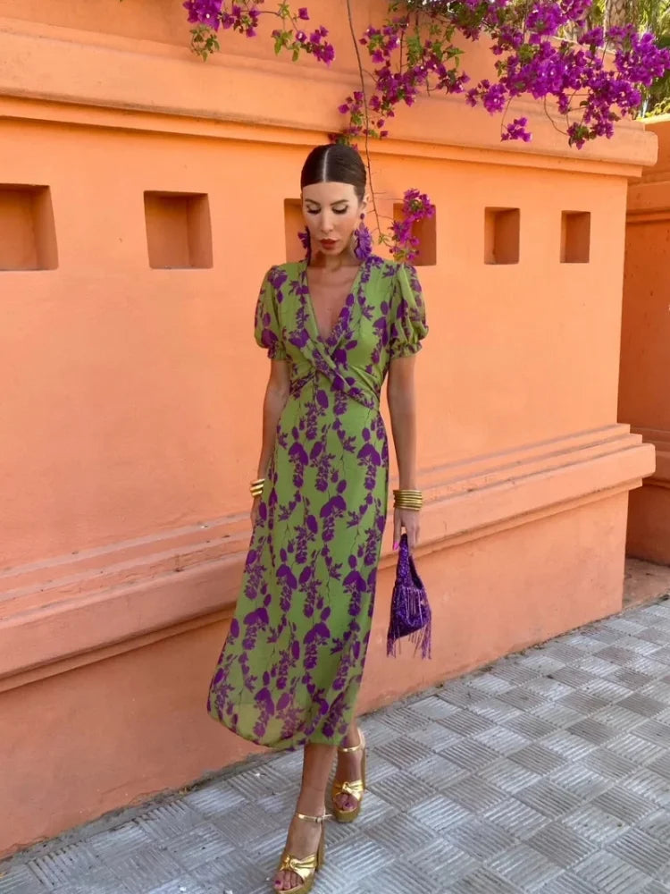 Melys | Vestido Elegante Estampado