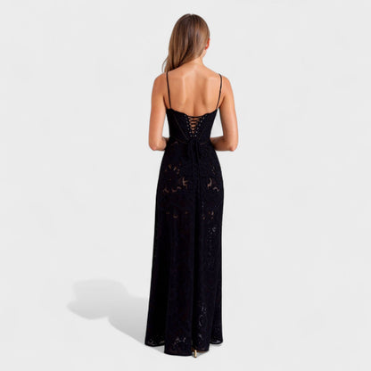 Verona – Vestido Largo de Encaje Floral