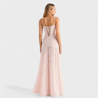 Verona – Vestido Largo de Encaje Floral