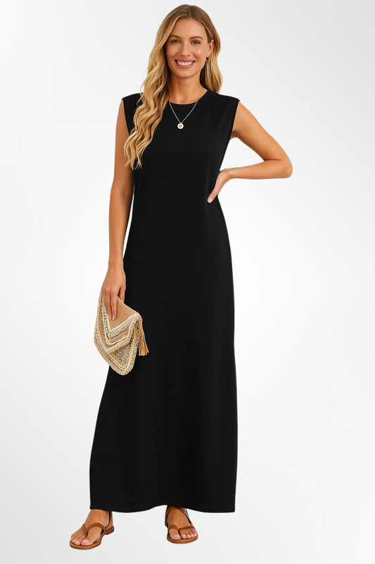 Blanka | Vestido suelto con abertura