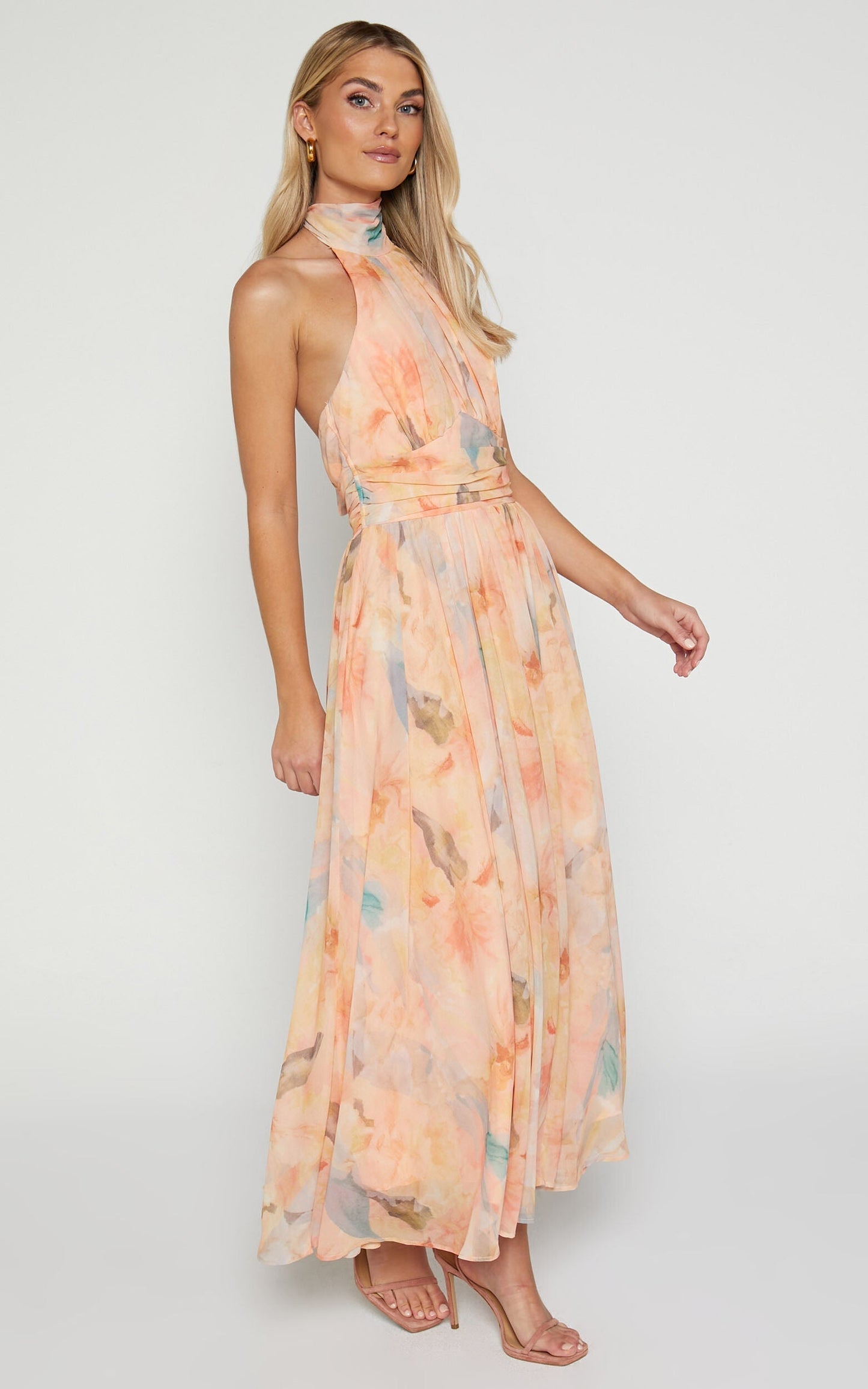 Antonella | Elegante vestido maxi de halter