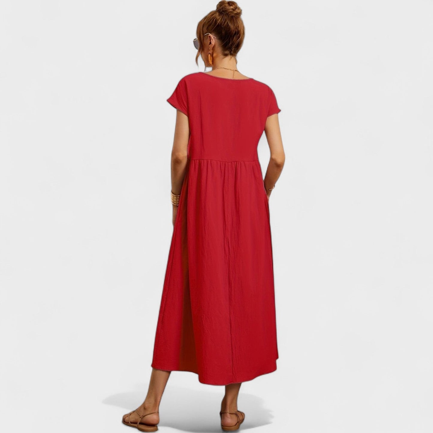 Isa - Vestido de lino casual