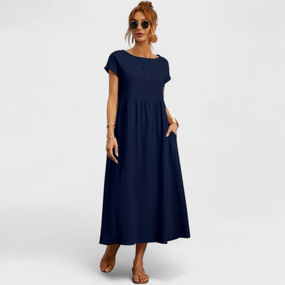 Isa - Vestido de lino casual
