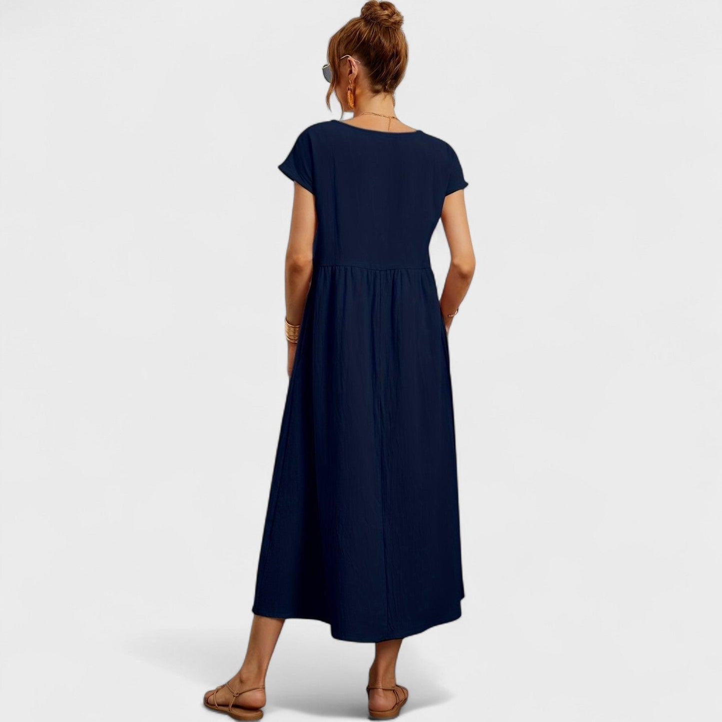 Isa - Vestido de lino casual