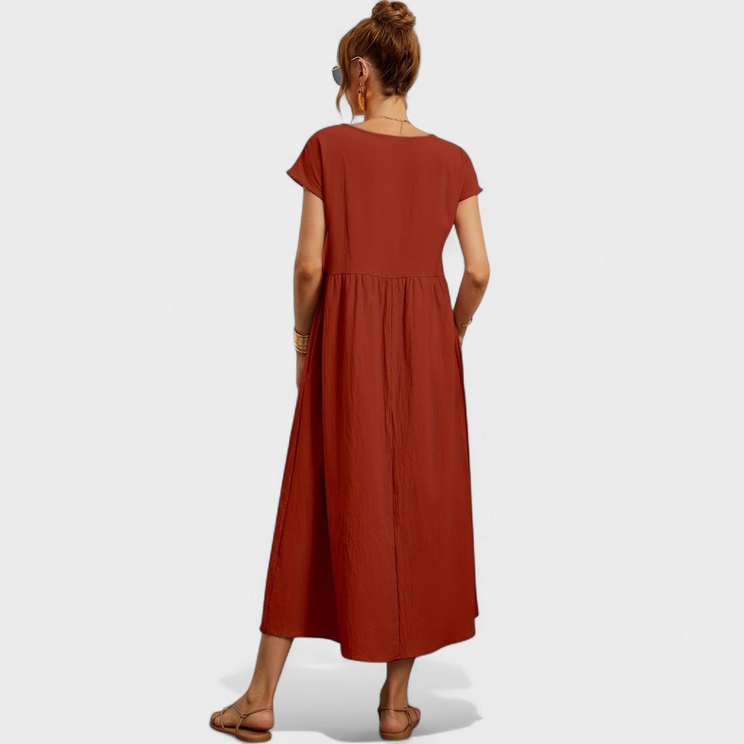 Isa - Vestido de lino casual
