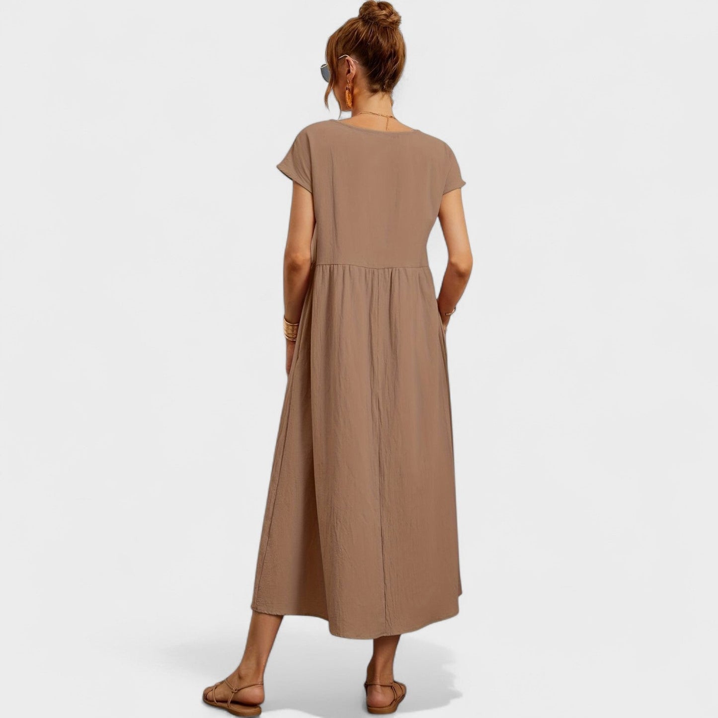 Isa - Vestido de lino casual