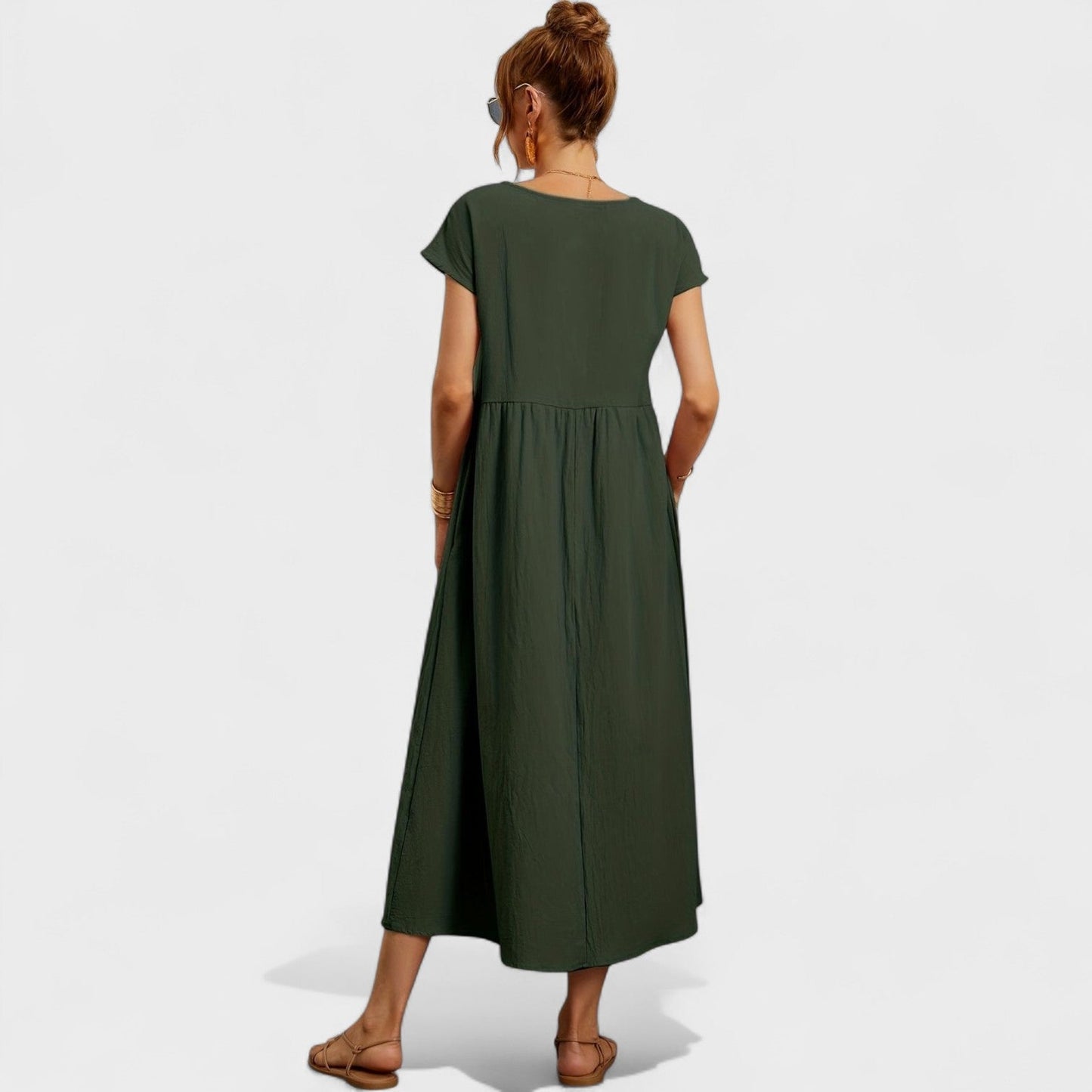 Isa - Vestido de lino casual