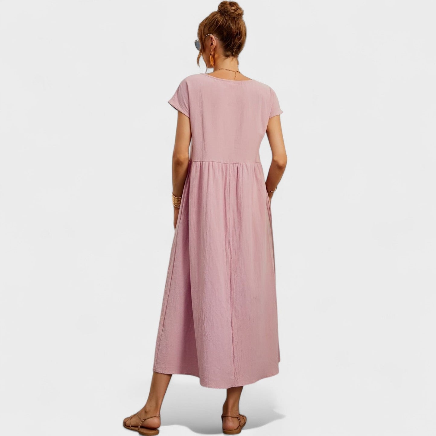 Isa - Vestido de lino casual