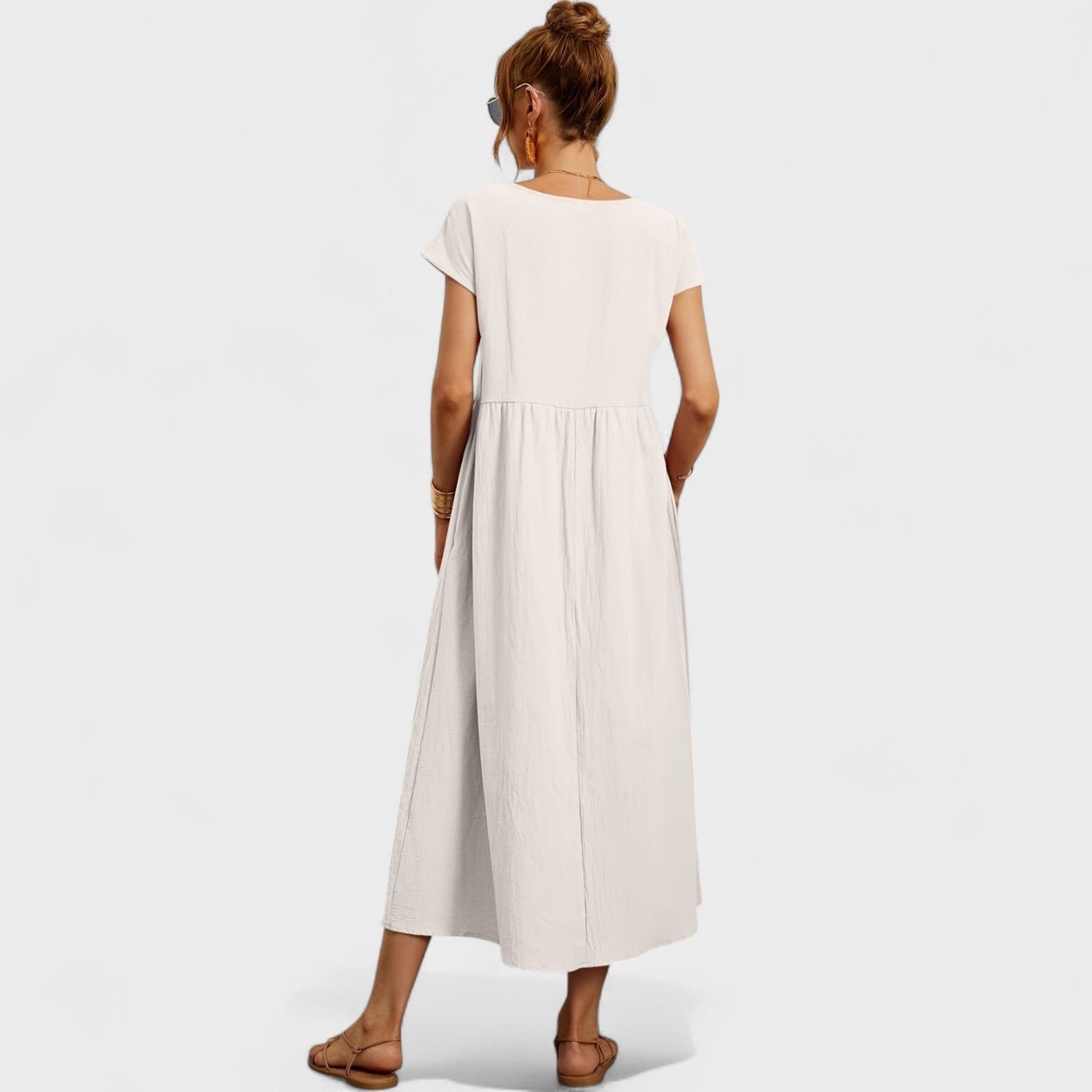 Isa - Vestido de lino casual