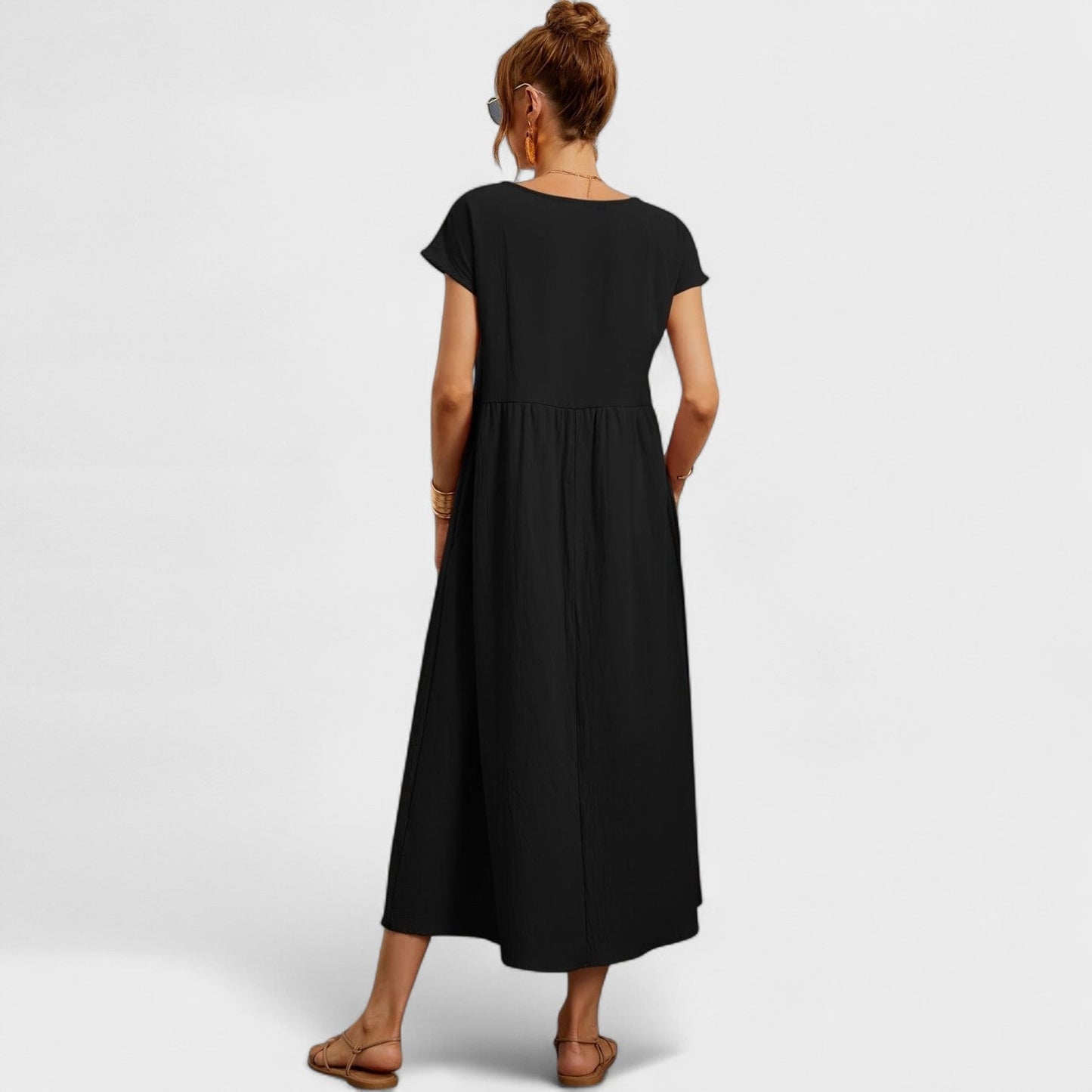 Isa - Vestido de lino casual