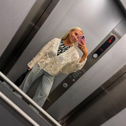 Rhea | Blusa Glamourosa Brillante