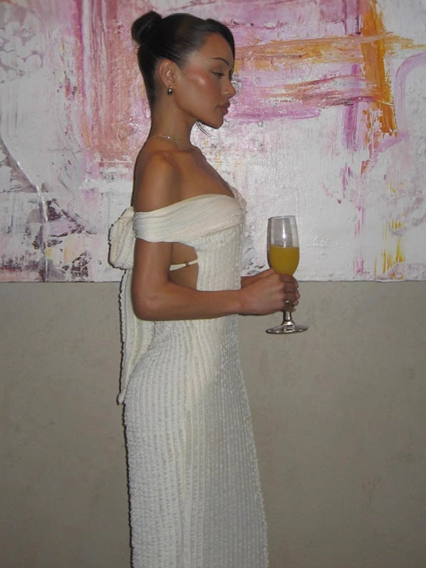 Althea | Elegante Vestido Maxi Sin Espalda