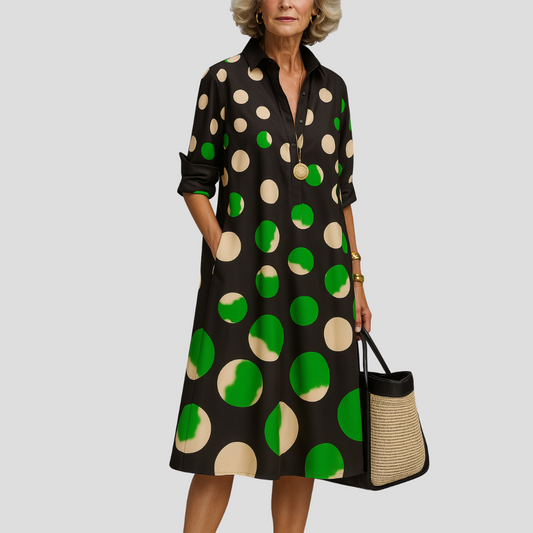 Daniela - Vestido Midi Luxe para una Elegancia Sin Esfuerzo