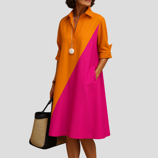 Helene - Vestido Midi Elegante para una Refinación Sin Esfuerzo