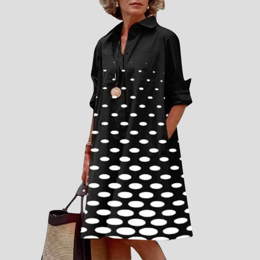 Yvonne - Vestido Midi Luxe con Diseño Elegante